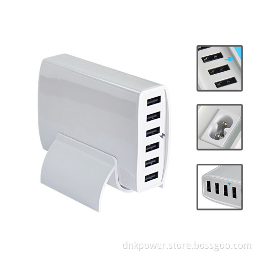 High Quality Travel 4 / 6 Port USB Wall Charger for Samsung